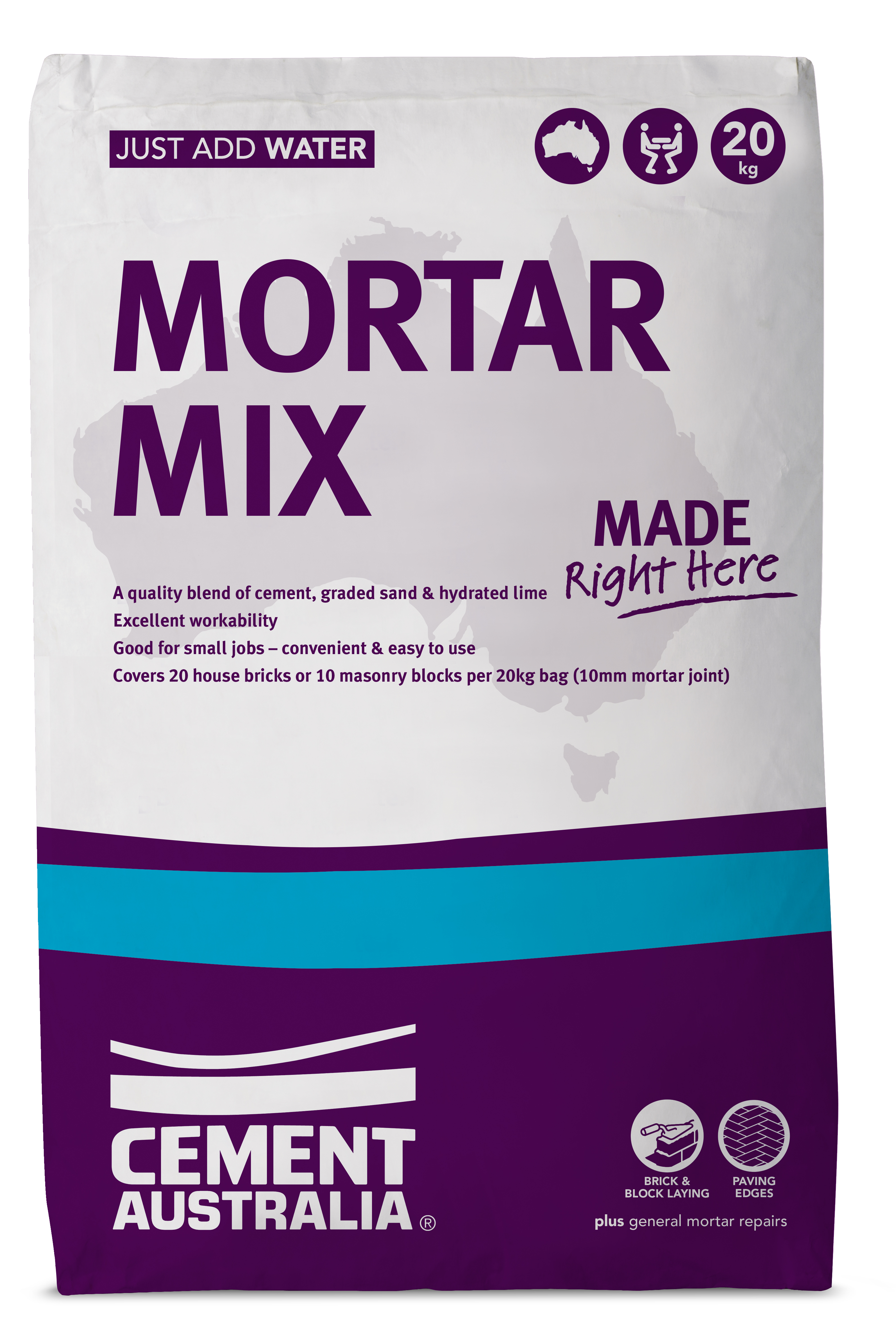 Bedding store mortar mix